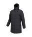 Mountain Warehouse Mens Vortex Longline Padded Jacket (Black) - UTMW1958