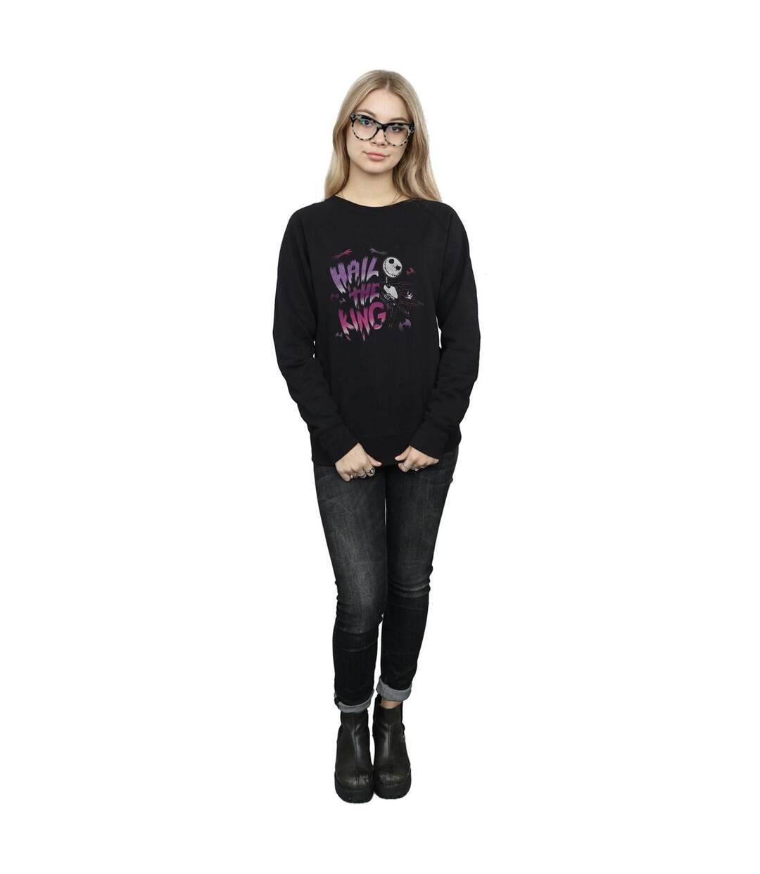 Disney Sweat Womens/Ladies Nightmare Before Christmas Hail The King (Noir) - UTBI31639-4