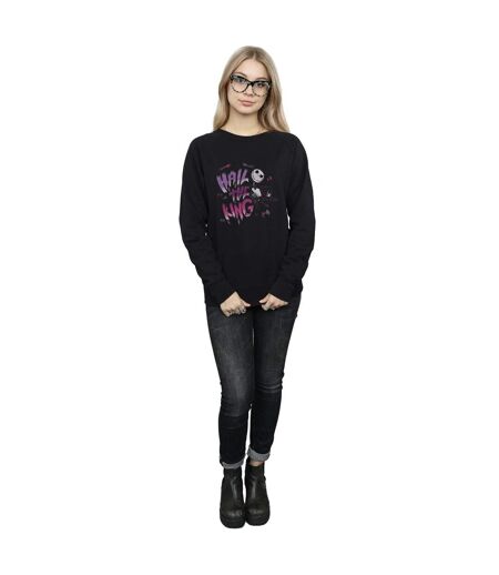 Disney Sweat Womens/Ladies Nightmare Before Christmas Hail The King (Noir) - UTBI31639