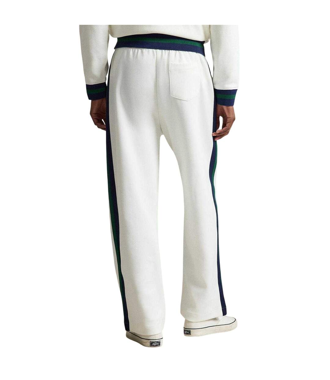 Pantalon De Jogging Ample Molletonné À Ourlet Ouvert Homme Blanc Ralph Lauren-3