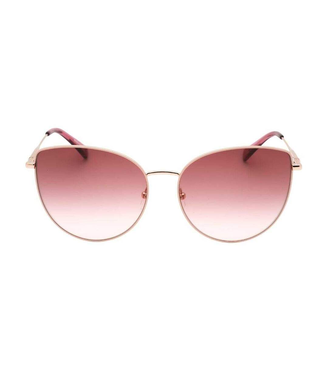 Lunettes De Soleil Motif Yeux De Chat Femme Taille Unique Rose Doré Longchamp-2