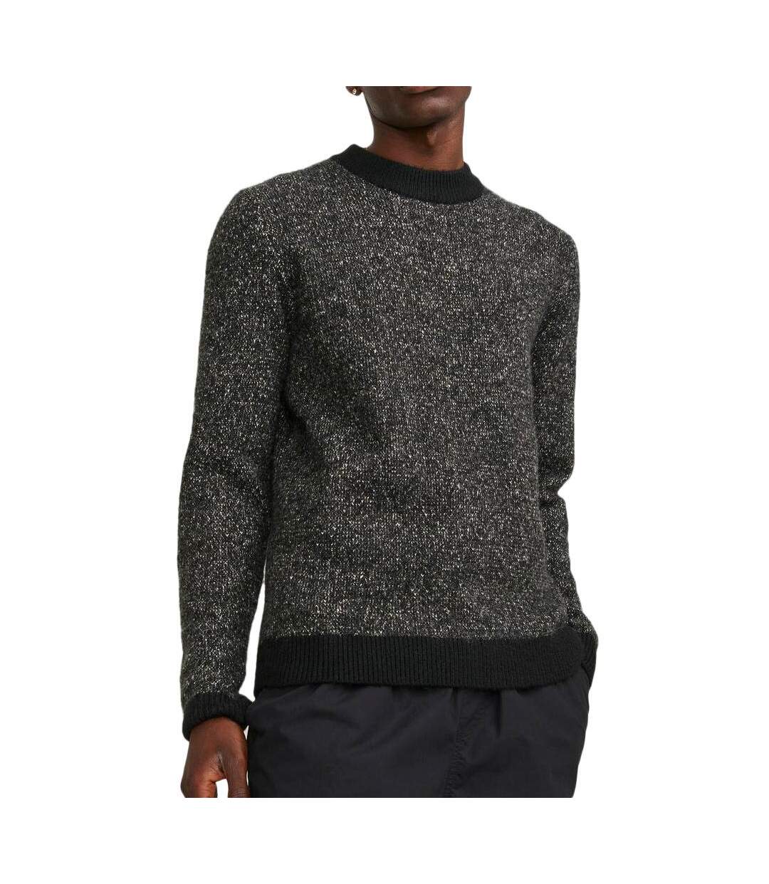 Pull noir homme jack & jones space - l-1