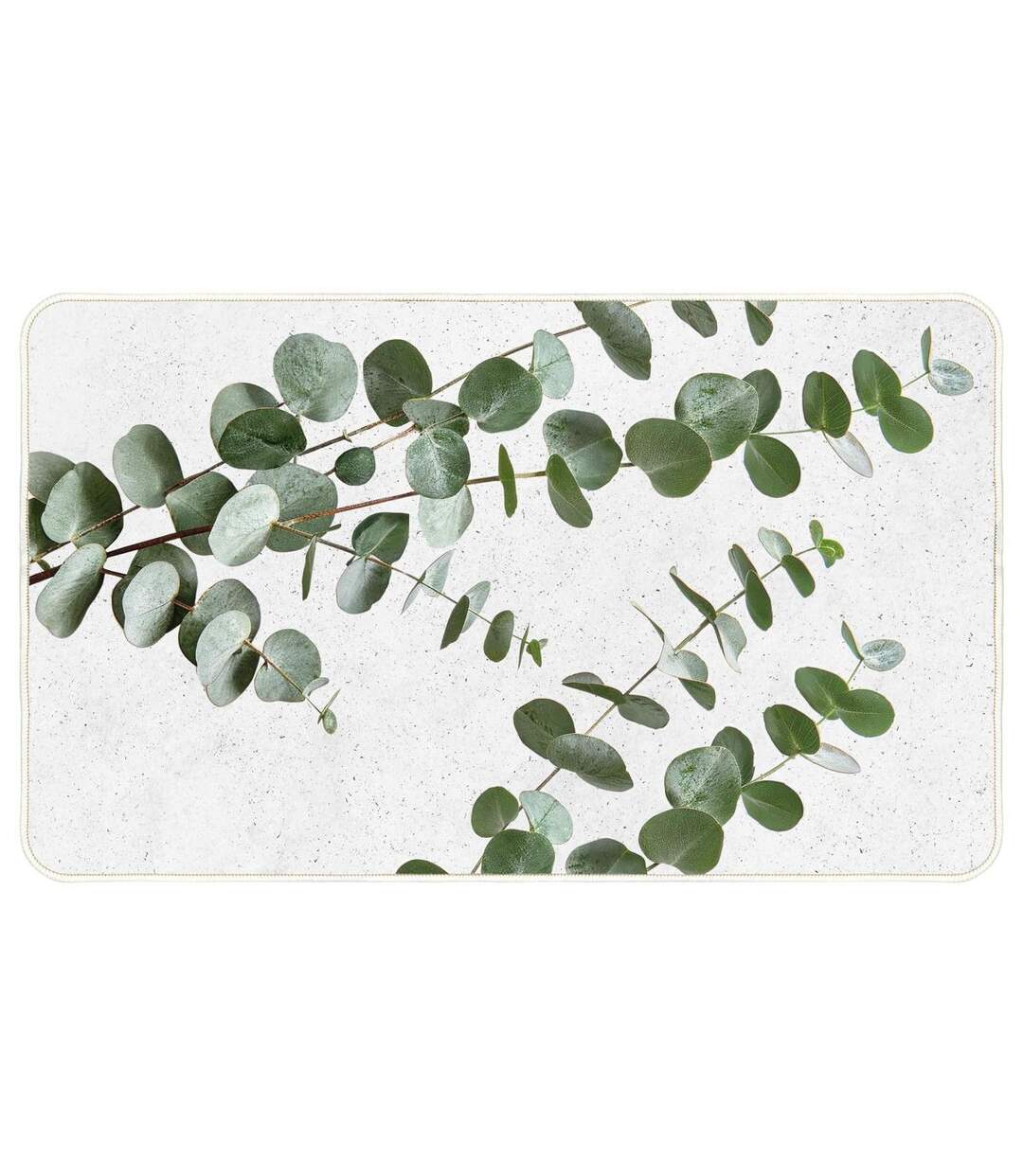 Tapis Imprimé Stevia 45x75cm Vert-1
