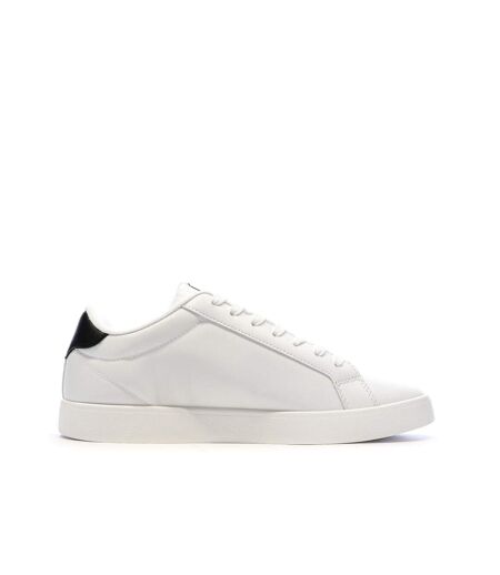 Baskets blanches/noires homme calvin klein jeans 3 cupsole