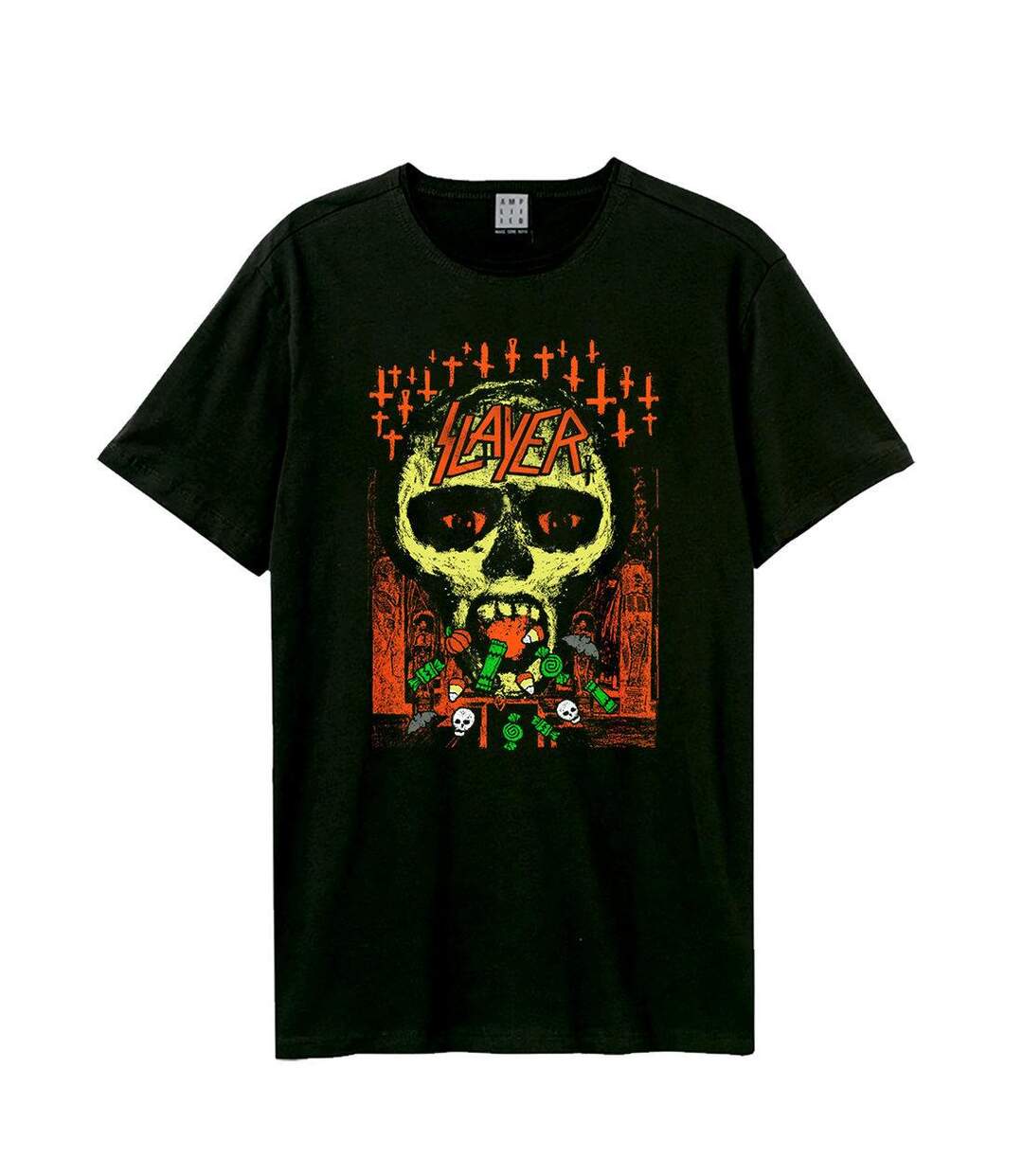 T-shirt Style Slayer Trick Or Treat Adulte Noir Amplified-1
