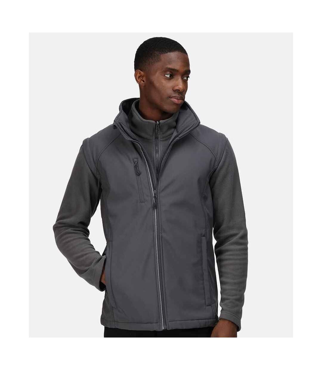 Veste softshell erasmus in homme gris phoque Regatta-3