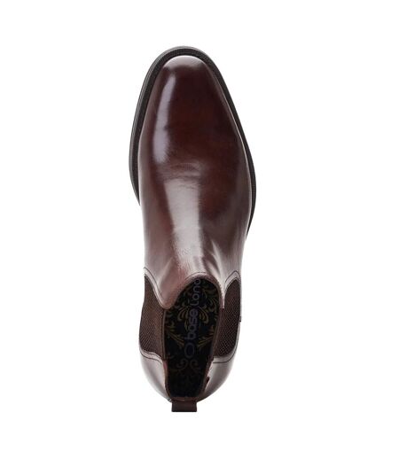 Bottines chelsea bradwell homme marron Base London