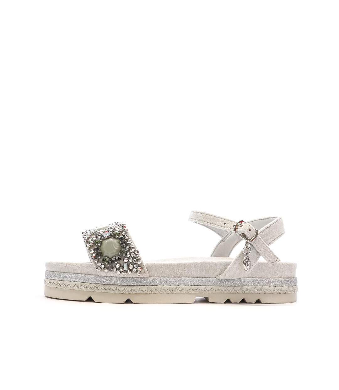 Sandales grises femme xti 143997-1
