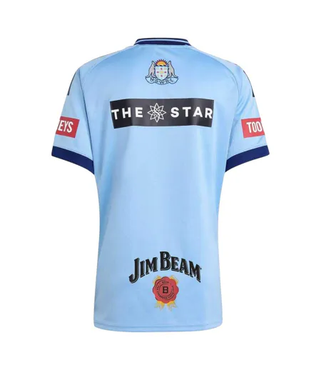 Maillot De Rugby Motif/style New South Wales Blues 2025/2026 Homme Bleu Ciel Bleu Marine Adidas