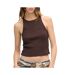Débardeur marron femme superdry essential racer vest - l/xl-1