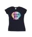 Disney T-shirt en coton amusant La petite sirène Femme/Femme (Bleu marine) - UTBI26355-1