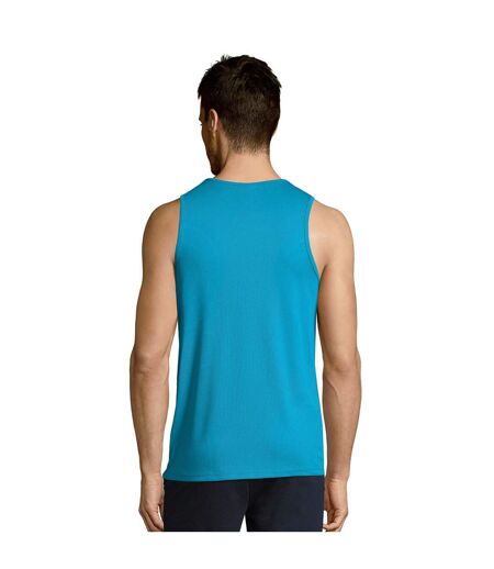 Débardeur Sporty Homme Turquoise Pâle SOLS