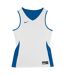 Maillot De Basket Sans Manches Femme Bleu Foncé Blanc Nike-1