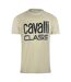 T-shirt Motif Vif Adulte Beige Sable Cavalli Class-1