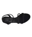 Womens/ladies Leather Stiletto Heel Sandals Black Biba-3