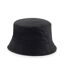 Beechfield Unisex Adult Reversible Bucket Hat (Black/Light Grey)
