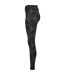 Legging Motif/style Marbré Femme Noir Urban Classics-3