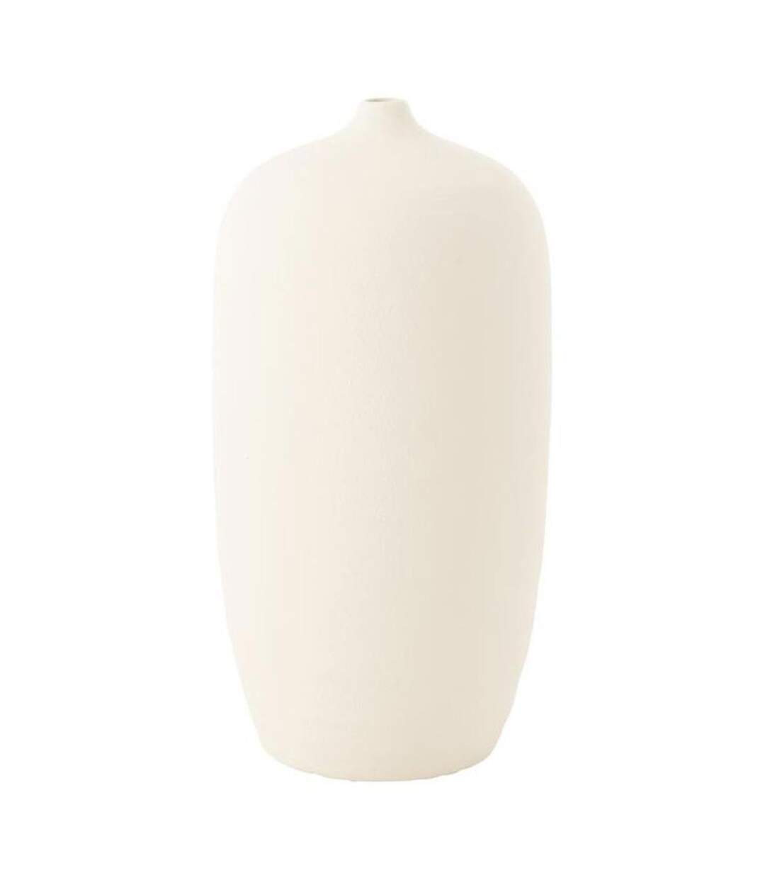 Vase Ovale en Argile Cassia 59cm Blanc-1