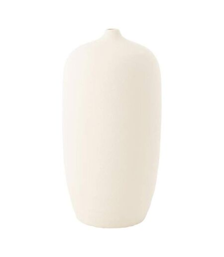 Vase Ovale en Argile Cassia 59cm Blanc