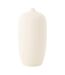 Vase Ovale en Argile Cassia 59cm Blanc-1
