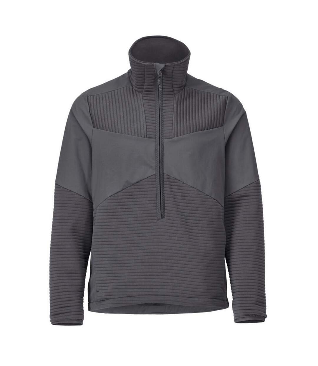 Mens Customised Half Zip Fleece Top Stone Grey Mascot-1