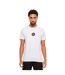 T-shirt Motif/style Écusson Ballin Homme Blanc Mister Tee-1