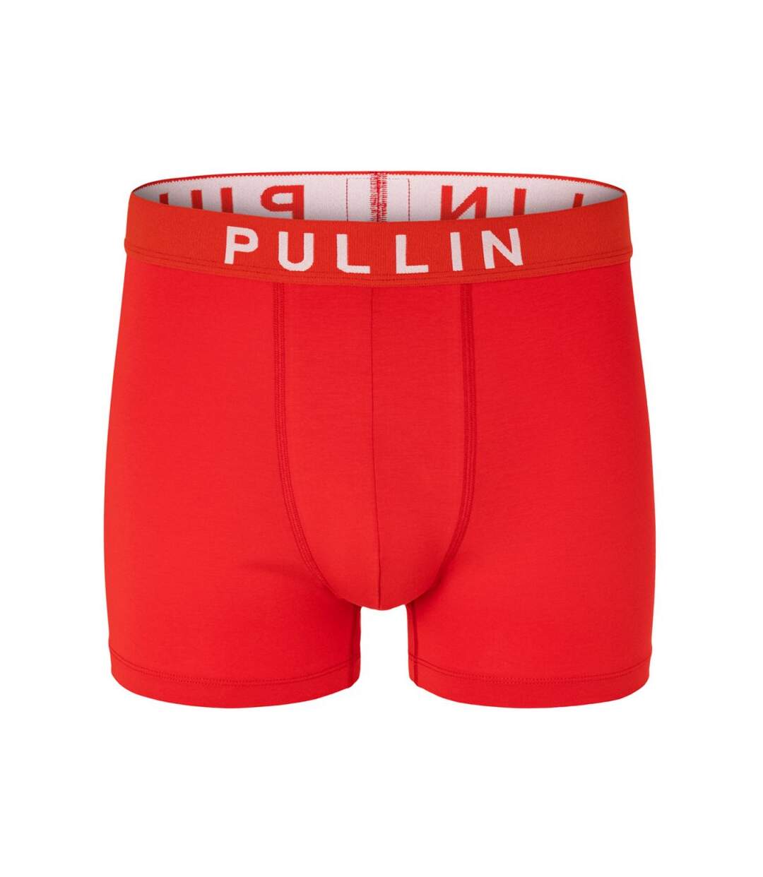 PULL IN Boxer Homme Coton Bio UNI RED21 Rouge Blanc