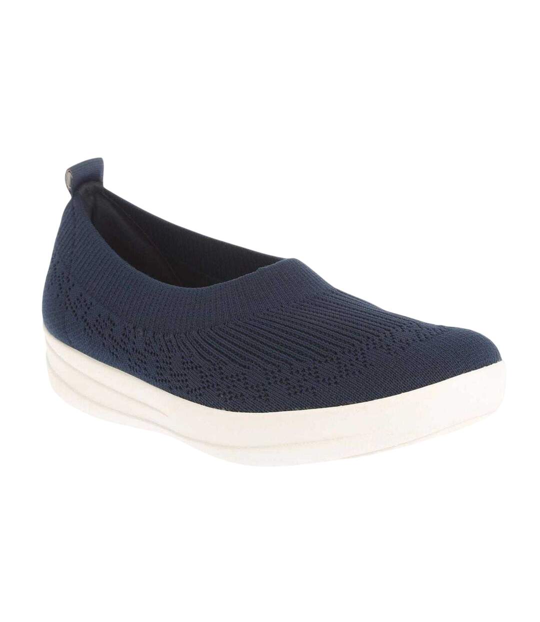 Ballerines Uberknit Femme Bleu Marine Fit Flop-4