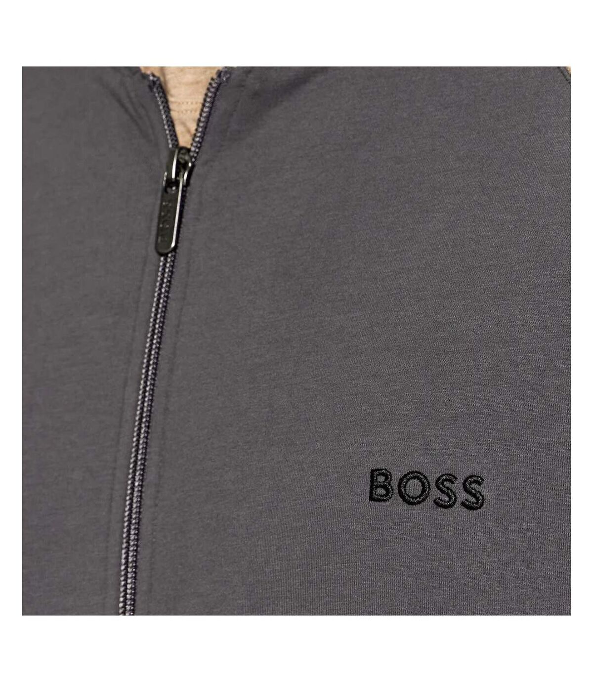 Sweat zippé Gris Homme Hugo Boss H