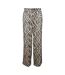 Womens/ladies Lisa Zebra Print Wide Leg Trousers Black Vero Moda-2