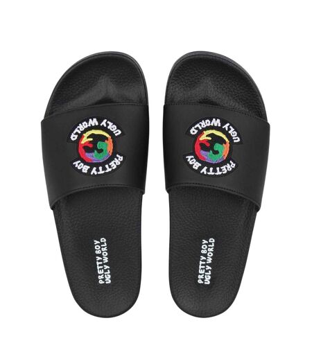Claquettes Homme Noir Pretty Boy Ugly World