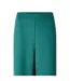 Womens/ladies Elasticated Wide Leg Trousers Trek Green Pieces-3