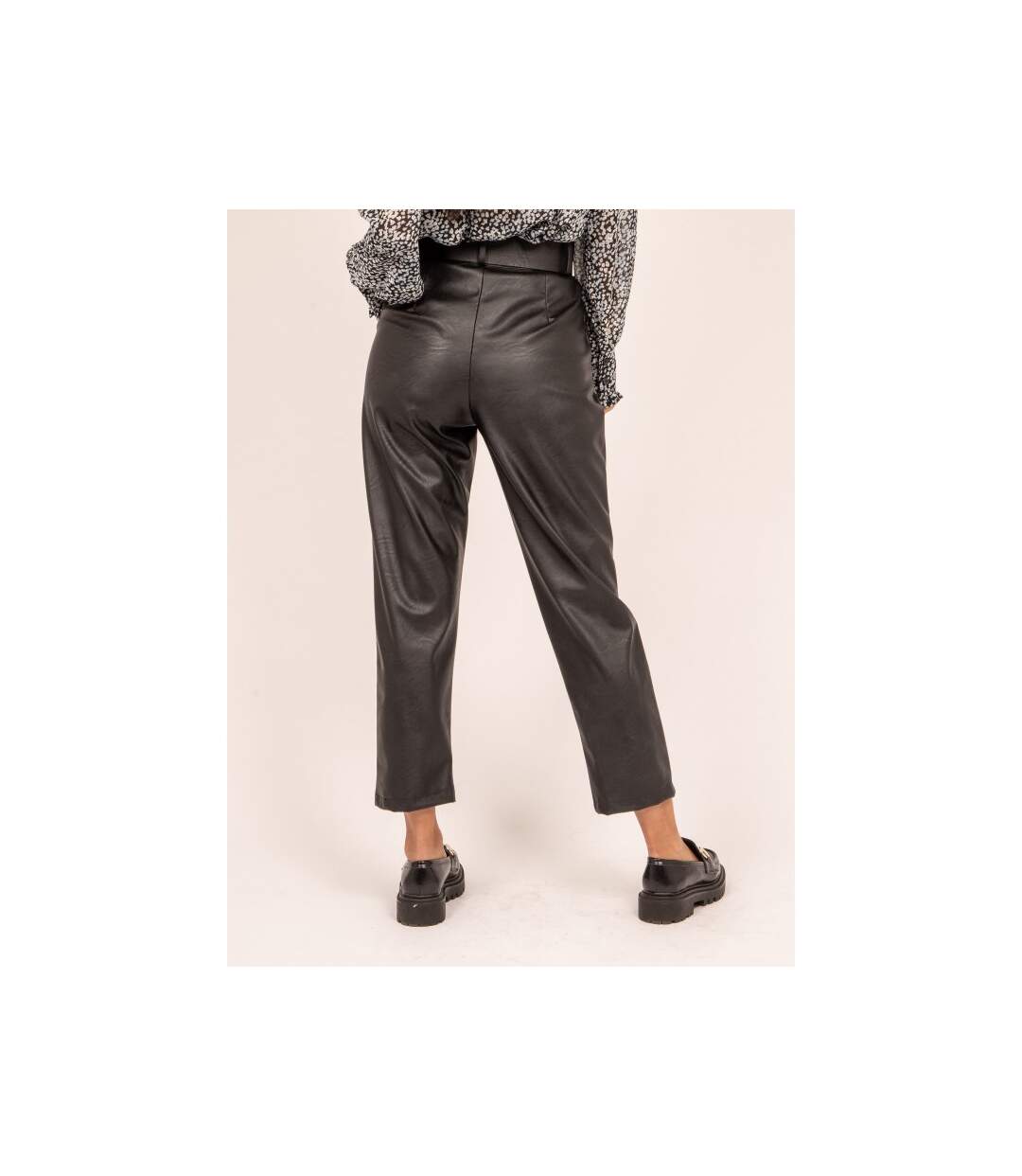 Pantalon similicuir EKINE - Dona X Lisa-1