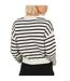 Pull Motif/style À Rayures Femme Blanc Cassé Noir Brave Soul-3