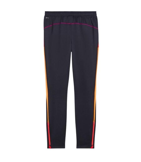 Womens/ladies Colour Block Tracksuit Bottoms Navy Orange Puma