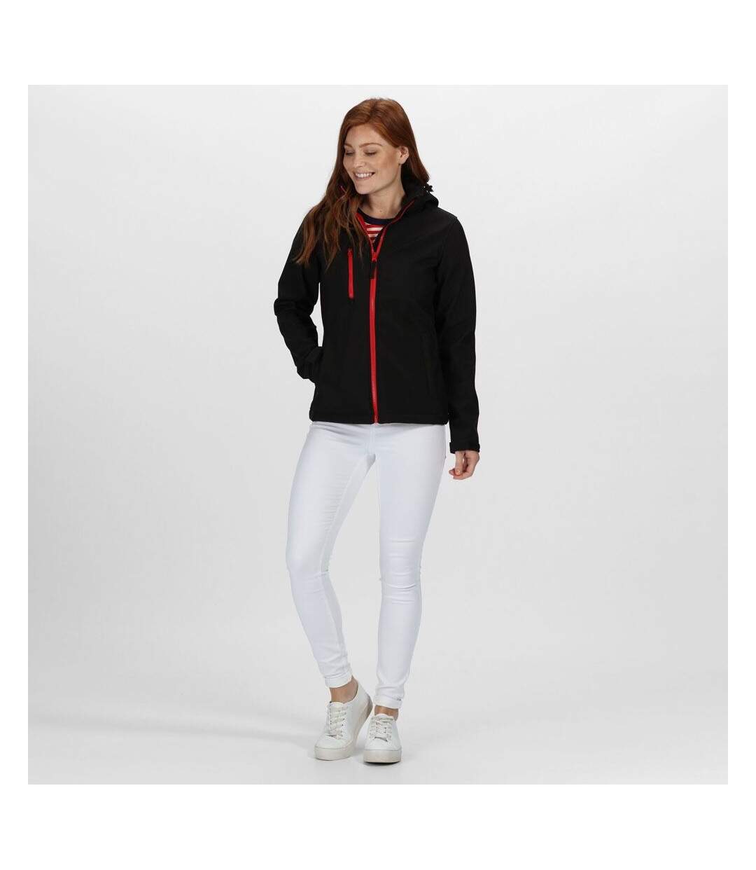 Veste softshell venturer femme noir / rouge Regatta