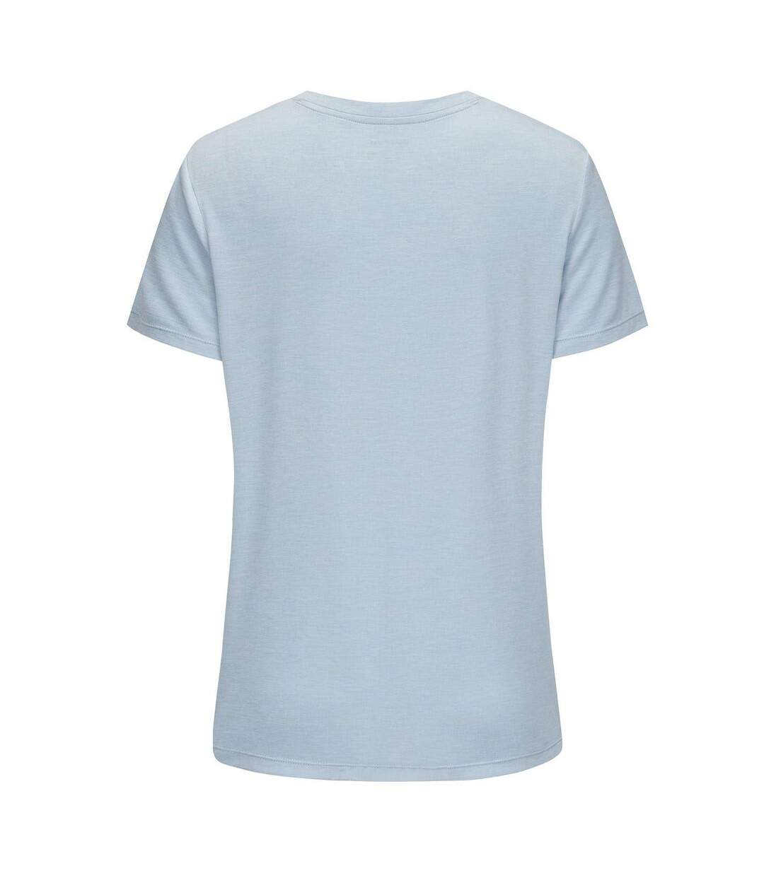 Womens/ladies Tech C Polyester T-shirt Light Blue USA Pro-4