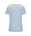 Womens/ladies Tech C Polyester T-shirt Light Blue USA Pro-4