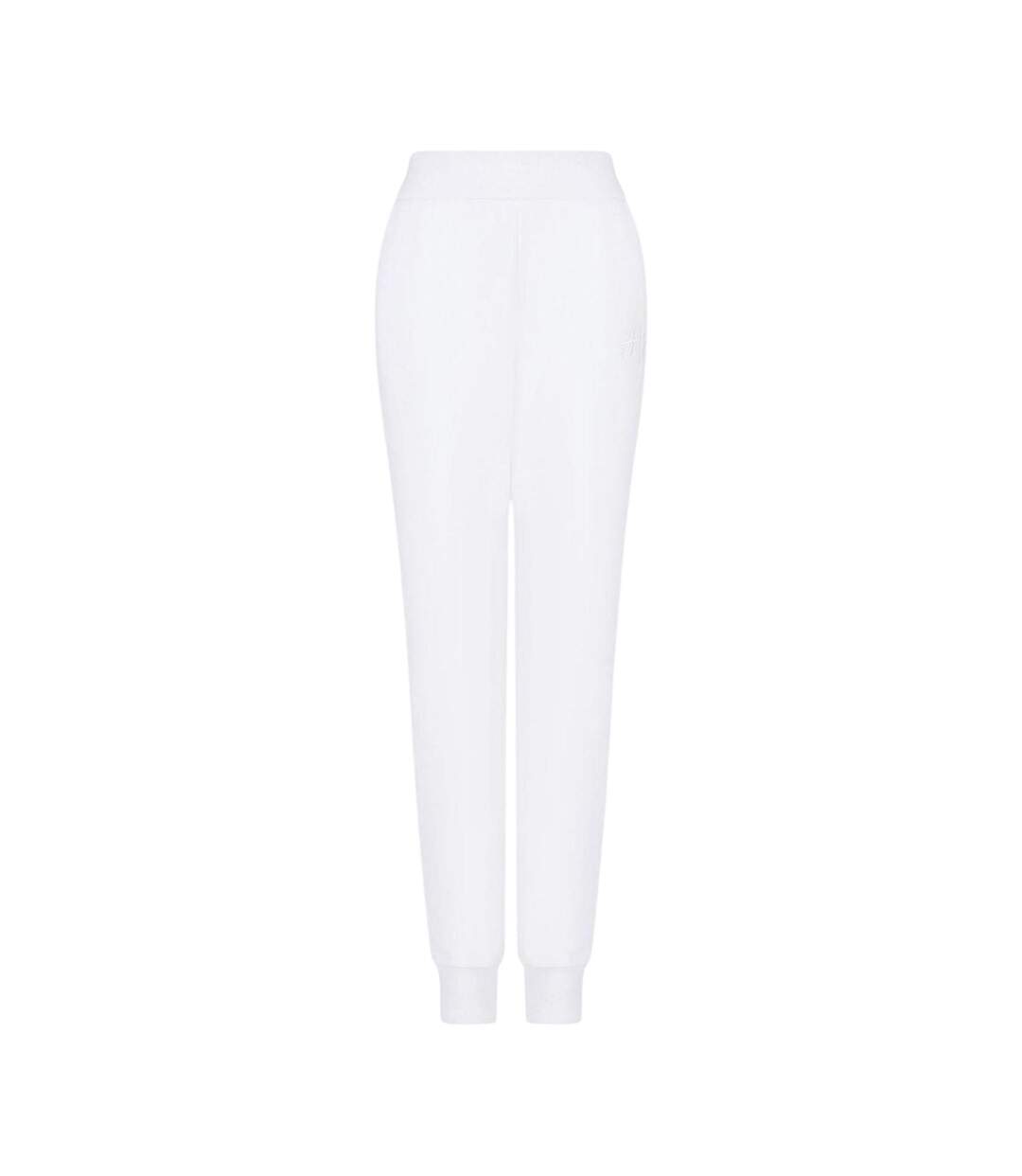 Womens/ladies Cotton Blend Trousers White Armani Exchange-1