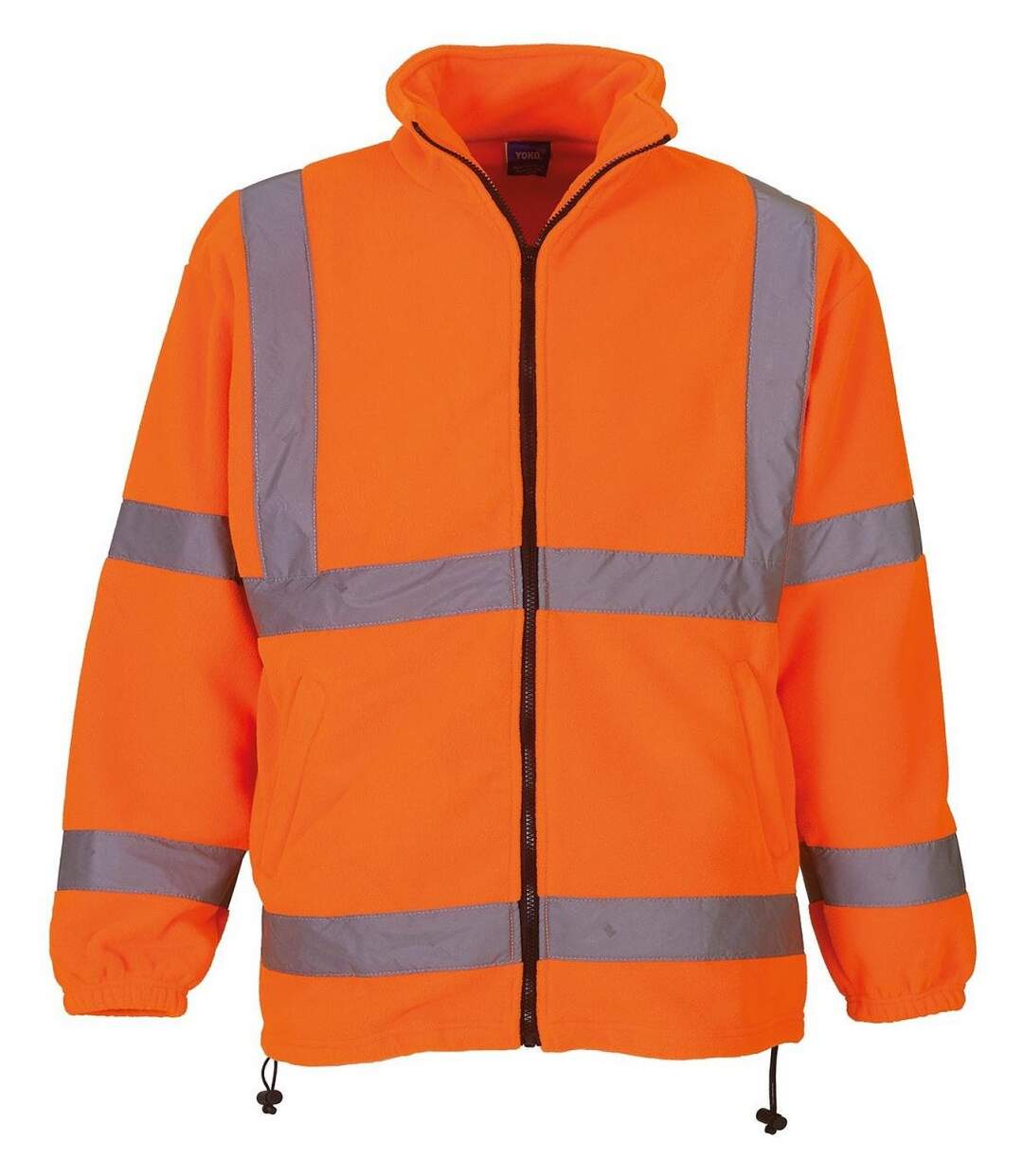 Gilet veste polaire de sécurité haute visibilité ORANGE fluo - HVK08