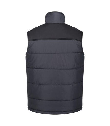 Regatta Mens Standout Altoona Insulated Bodywarmer Jacket (Seal Gray/Black)