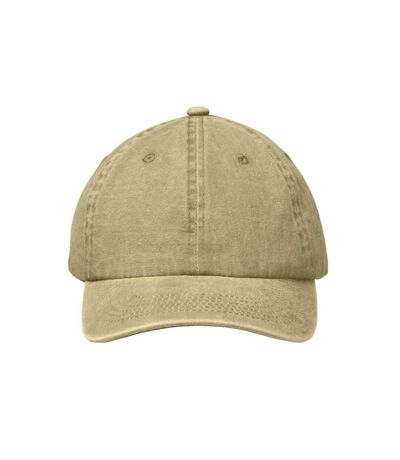 Unisex Adult Beau 6 Panel Baseball Cap Army Green MidOcean