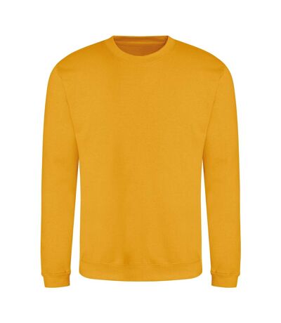 AWDis Just Hoods AWDis Unisex Crew Neck Plain Sweatshirt (280 GSM) (Mustard Yellow) - UTRW2014