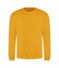 AWDis Just Hoods AWDis Unisex Crew Neck Plain Sweatshirt (280 GSM) (Mustard Yellow) - UTRW2014