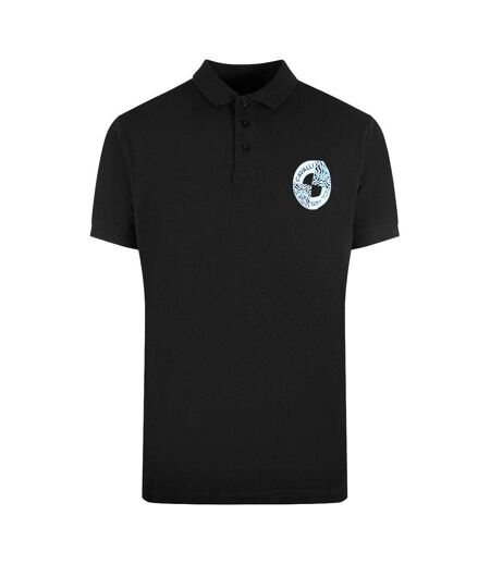 Polo Motif Cercle Homme Noir Cavalli Class