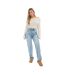 Womens/ladies Bouclé Bandeau Jumper Cream I Saw It First-4