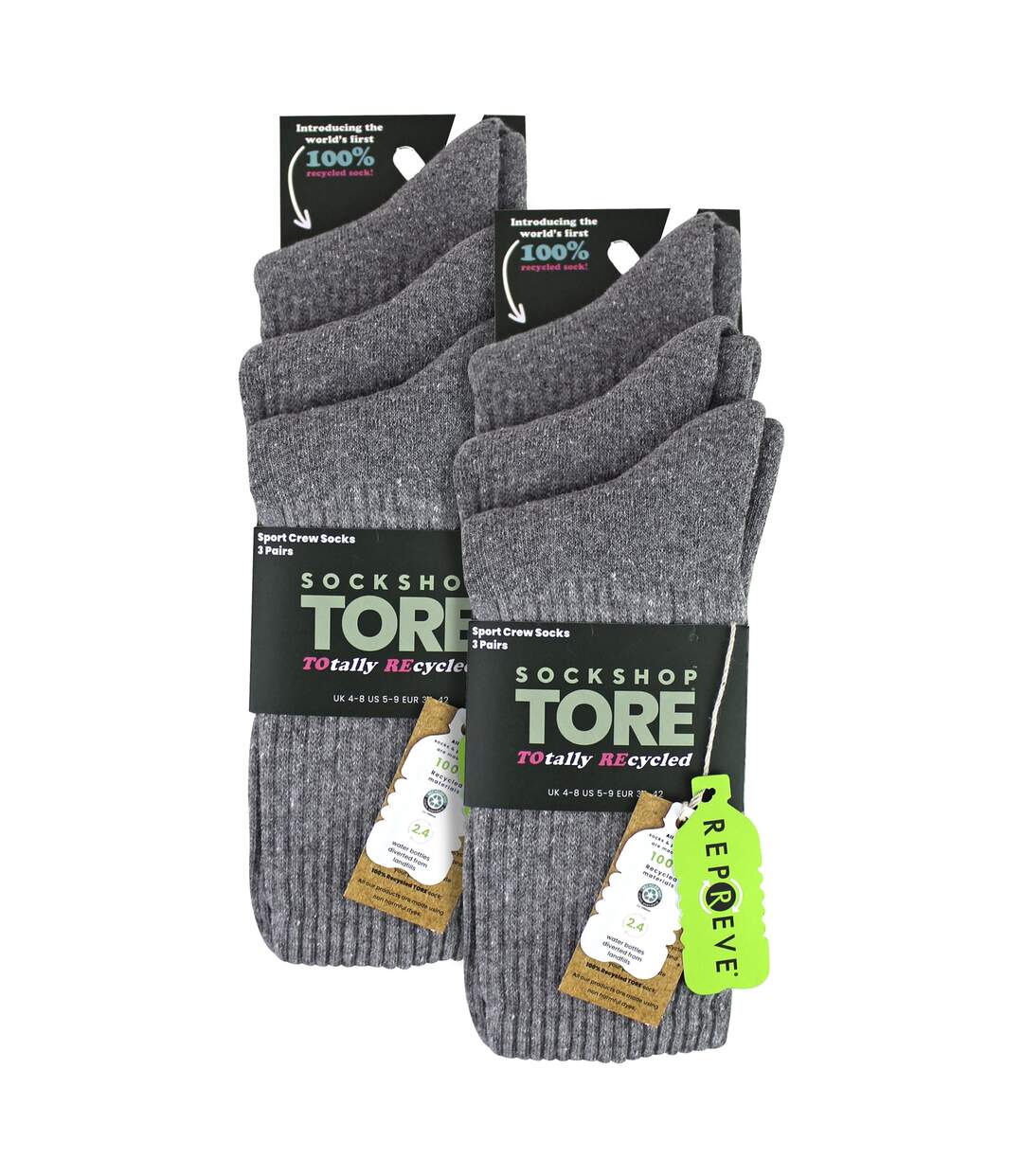 6 Pack Ladies Plain Crew Sport Socks - Soft Cotton Everyday Athletic Socks-2