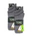 6 Pack Ladies Plain Crew Sport Socks - Soft Cotton Everyday Athletic Socks-2
