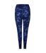 Legging Motif/style Acide Core Femme Bleu Marine Foncé USA Pro-4
