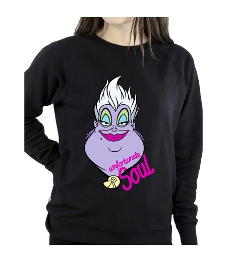 Disney Sweatshirt Femmes/Dames Villains Ursula Unfortunate Soul (Noir) - UTBI42381